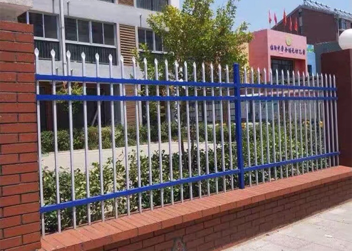 南康学校幼儿园锌钢围栏护栏工程案例